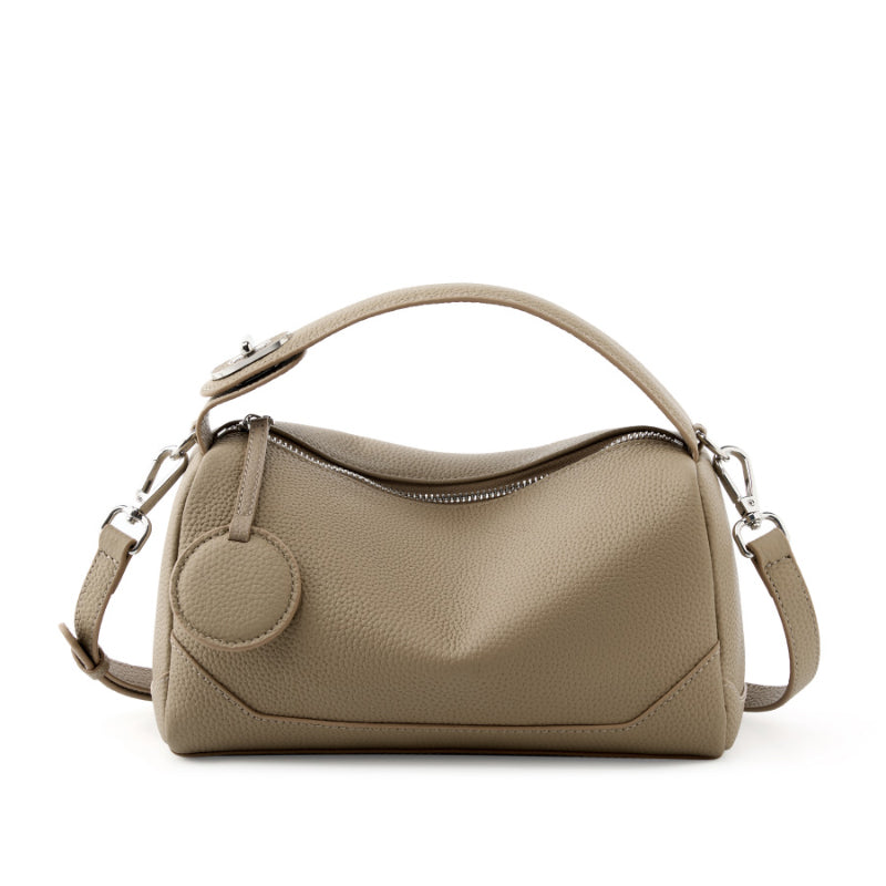 Togo Calfskin Boston Satchel Crossbody Bag
