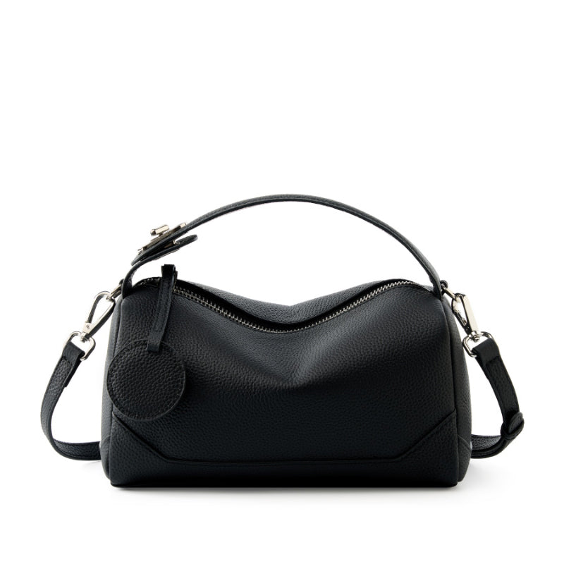 Togo Calfskin Boston Satchel Crossbody Bag