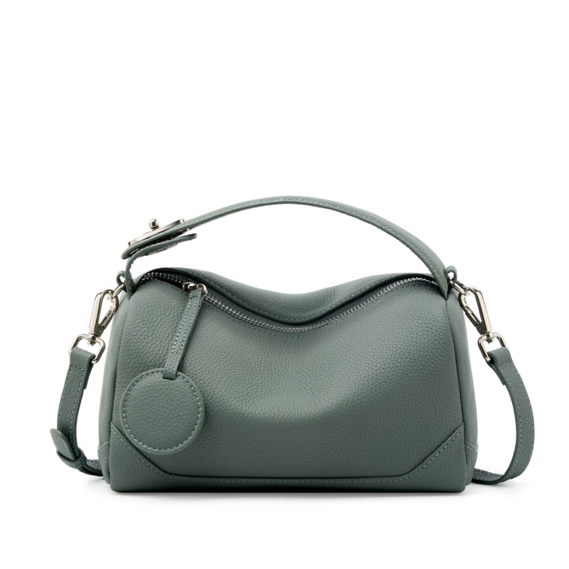 Togo Calfskin Boston Satchel Crossbody Bag