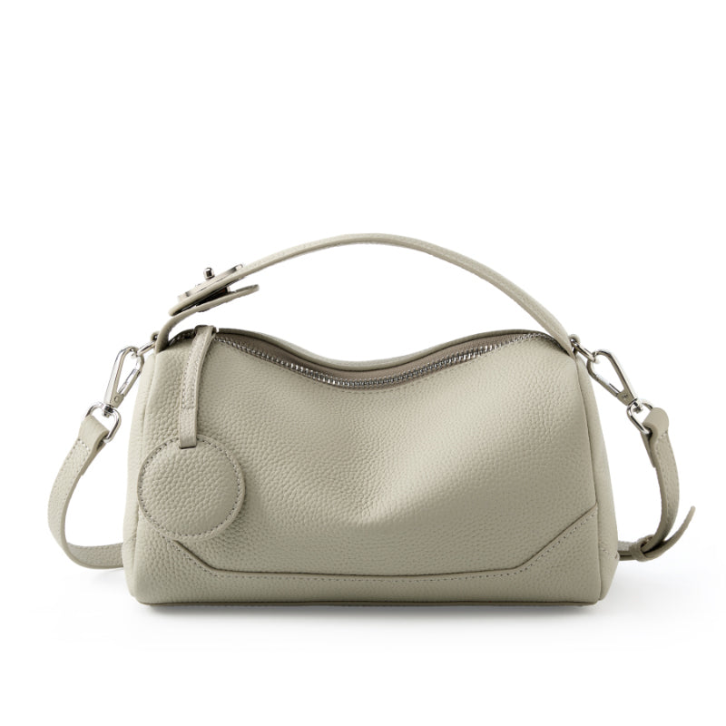 Togo Calfskin Boston Satchel Crossbody Bag