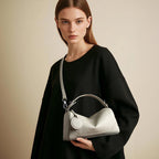 Togo Calfskin Boston Satchel Crossbody Bag