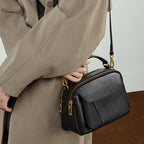 Vegetable-Tanned Leather Boston Bag