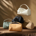 Togo Calfskin Boston Satchel Crossbody Bag