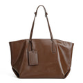 Vegetable-Tanned Leather Tote Bag