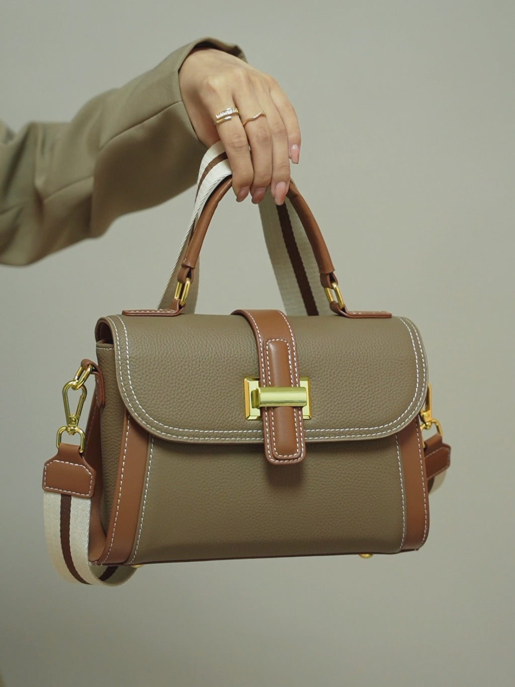 Leather Shoulder Bag
